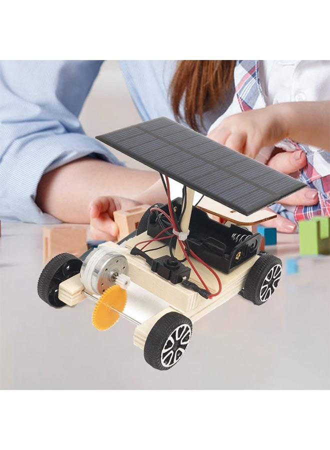 Solar Car Model Kits to Build Science Experiment Kit for Applicable to Youth Age Robotic Stem Project Build Educational DIY STEM Set - Image 1