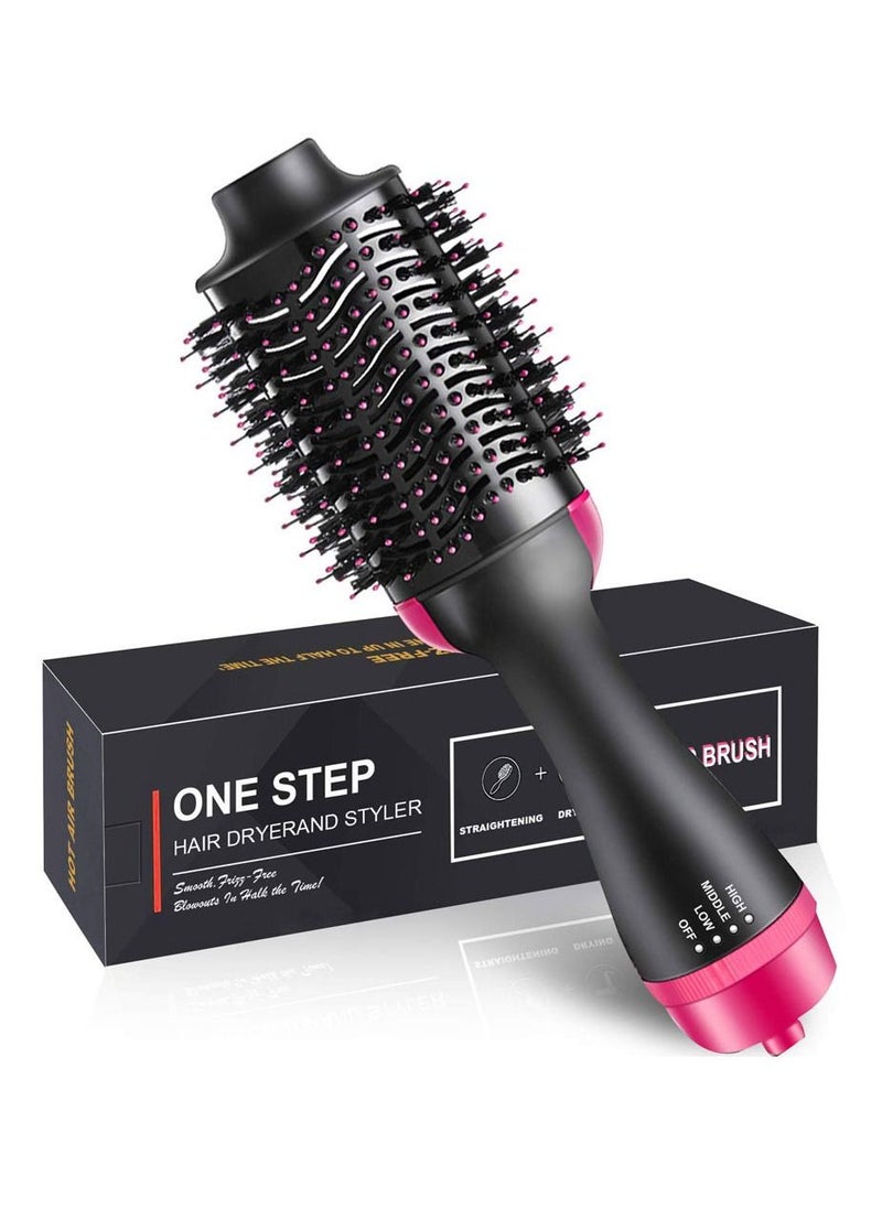 One Step Hair Dryer Brush Blow Dryer Brush in One, Professional Hot Air Brush 3 in 1 One Step Hair Dryer and Styler Volumizer with Negative Ion for Drying, Straightening, Curling, Salon for All Hair Types  - Image 2