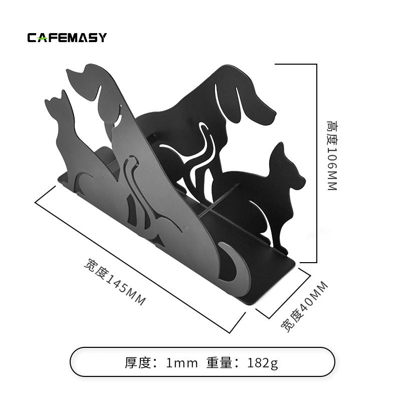 Manufacturer Metal Iron Art Various Styles Of Filter Paper Holder Accessories Cute Animal Hand-Brewed Coffee Filter Paper Holder - Image 1