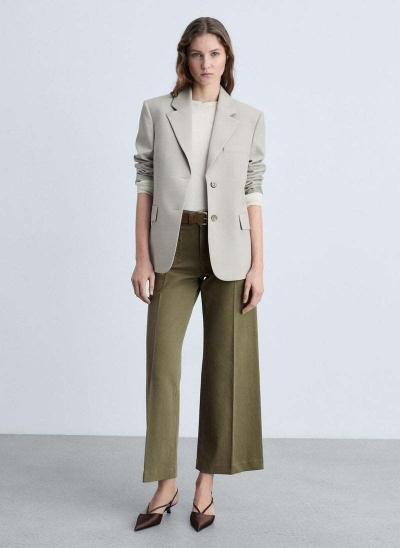 MANGO Casual Wideleg Jeans With Pockets  - Image 4