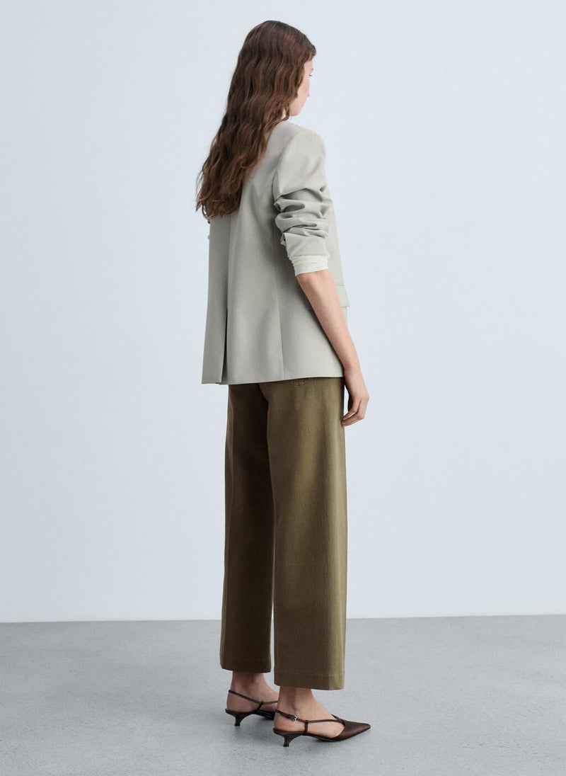 MANGO Casual Wideleg Jeans With Pockets  - Image 2
