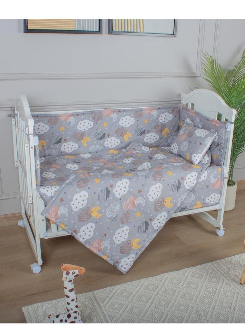 BABYCARA 5-Piece Baby Bed Guardrail Mattress fits Size 120x60cm  - Image 1