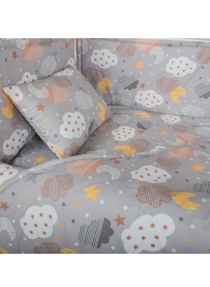 BABYCARA 5-Piece Baby Bed Guardrail Mattress fits Size 120x60cm  - Image 3