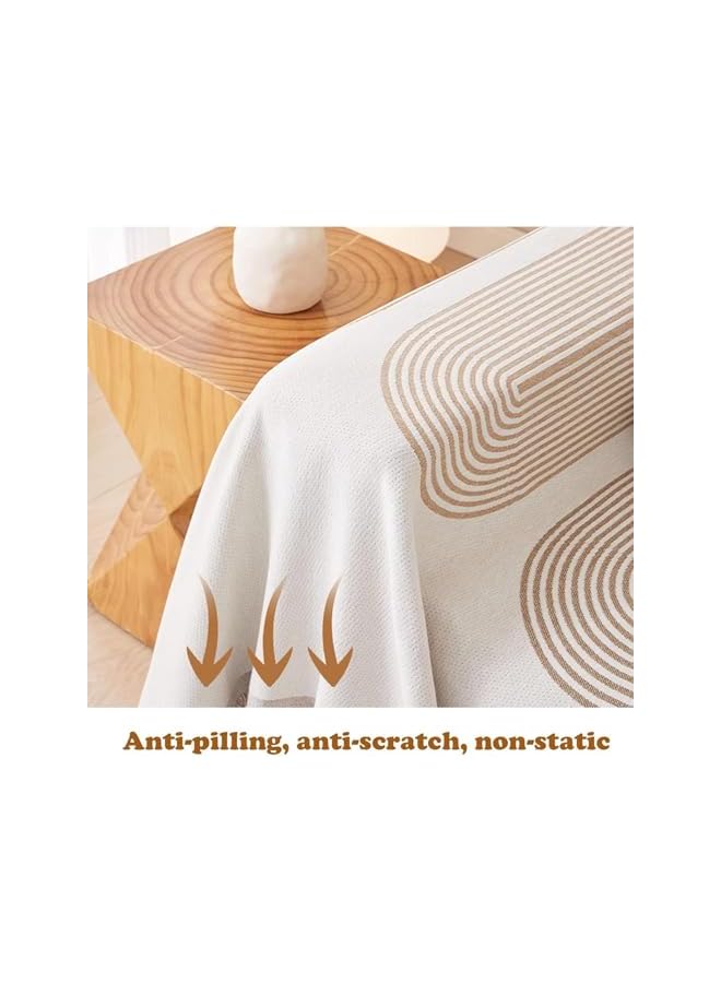 The Bros Double Sided Chenille Sofa Cover, Stylish Large Slipcover Towel, Four Seasons Available Both Sides, Size 180x300 (Green) - Image 5