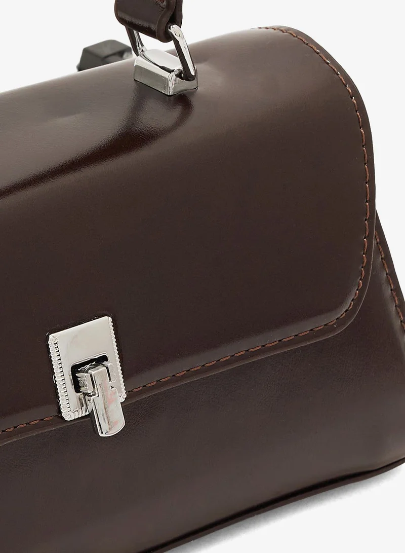 ELLA Burgundy Crossbody With Top Handle for Women | Best Price UAE
