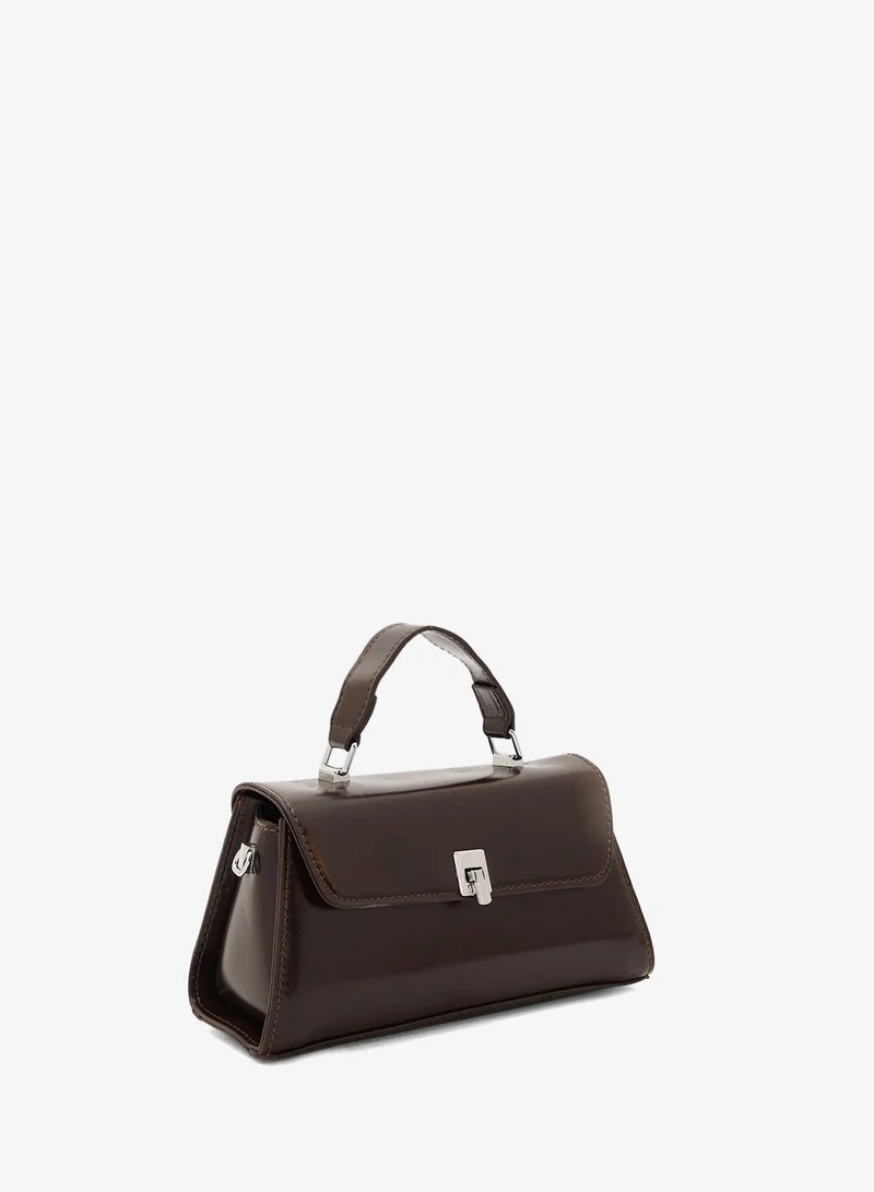 ELLA Burgundy Crossbody With Top Handle for Women | Best Price UAE