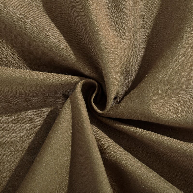 EVOLIVE غطاء وسادة جسم EVOLIVE ميكروفايبر فائق النعومة 21"x54" مع إغلاق بسحاب مخفي (غطاء وسادة جسم 21"x54"، بني) - Image 4