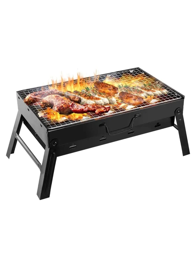 Huitich BBQ Stainless Folding Portable Charcoal Grill - Image 1