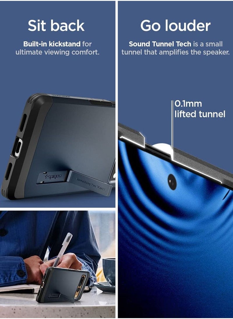 Spigen غطاء حماية Tough Armor لهاتف Google Pixel 7 Pro مع إسفنج شديد التحمل - معدن رمادي  - Image 5