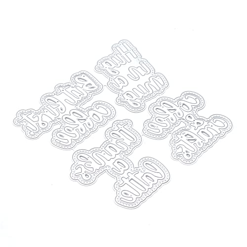 K.S. CRAFT KSCRAFT Coffee Sentiment Shadow Words Metal Cutting Dies Stencils for DIY Scrapbooking/Photo Album Decorative Embossing DIY Paper Cards - Image 2