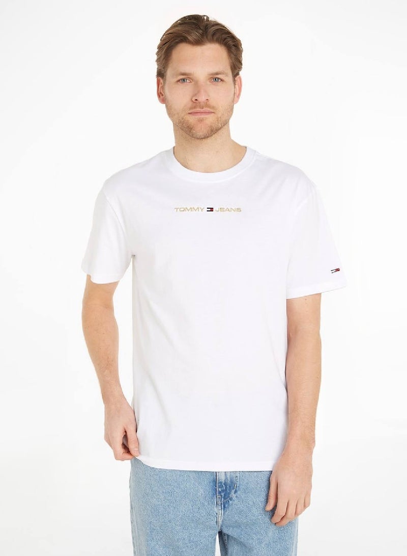 TOMMY JEANS Classic Gold Linear T-Shirt  - Image 1