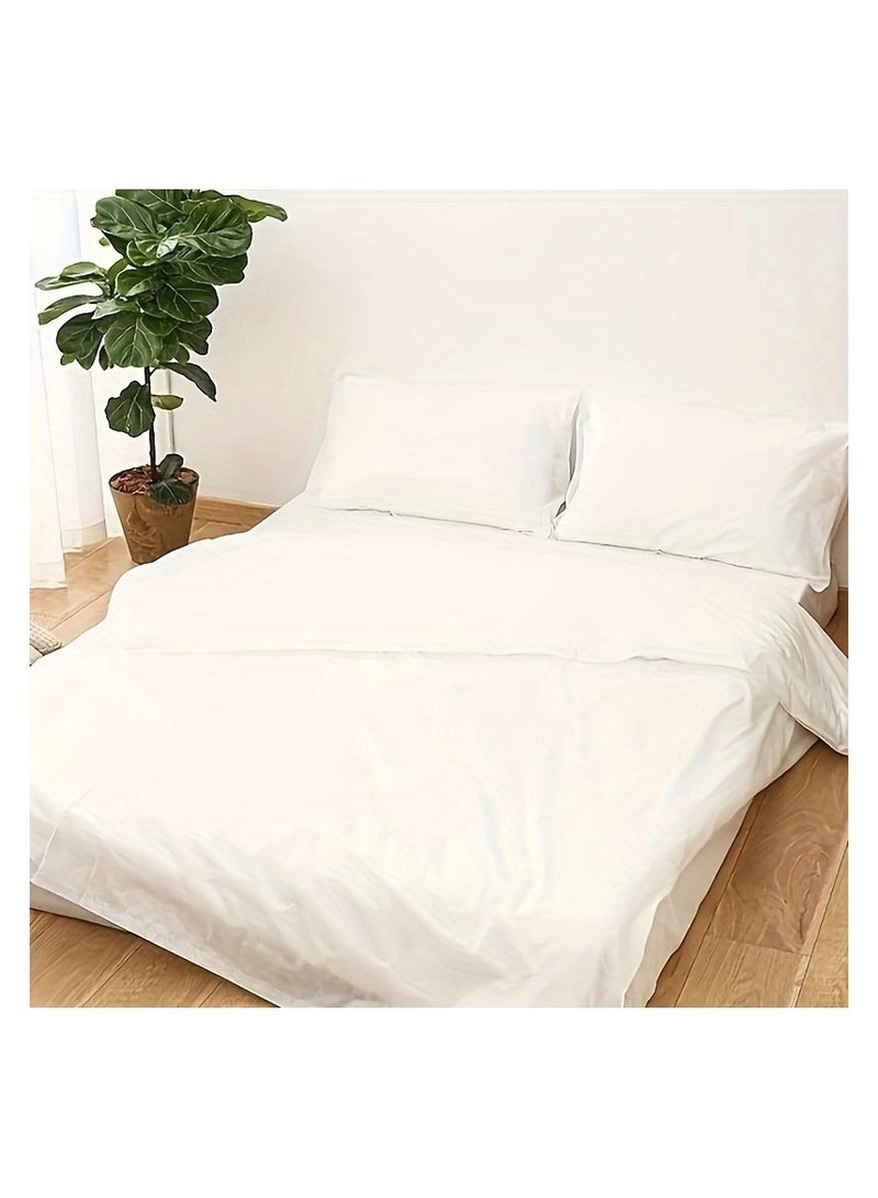 3 PCS Disposable Travel Bed Sheets Quilt Cover and Pillowcase, Disposable Bedding Travel Bedding Disposable Sheets for Business Travel Hotel Essentials - Image 5