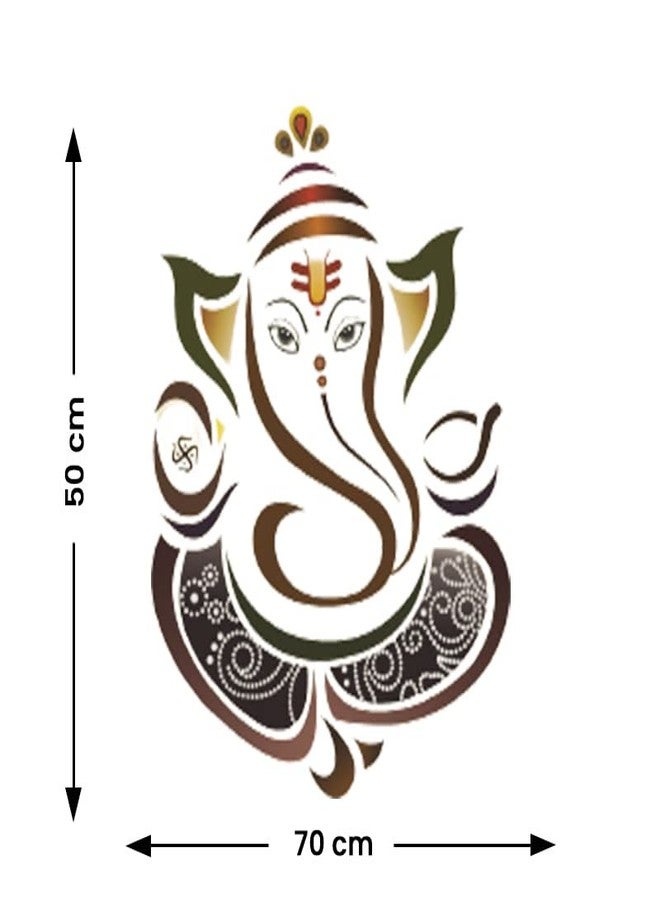 Merical Bird House Branch, Pink Tree Bird & Nest, Royal Ganesh, Royal Peacock Wall Stickers for Living Room, Hall, Wall D�cor (Material: PVC Vinyl) - Image 4