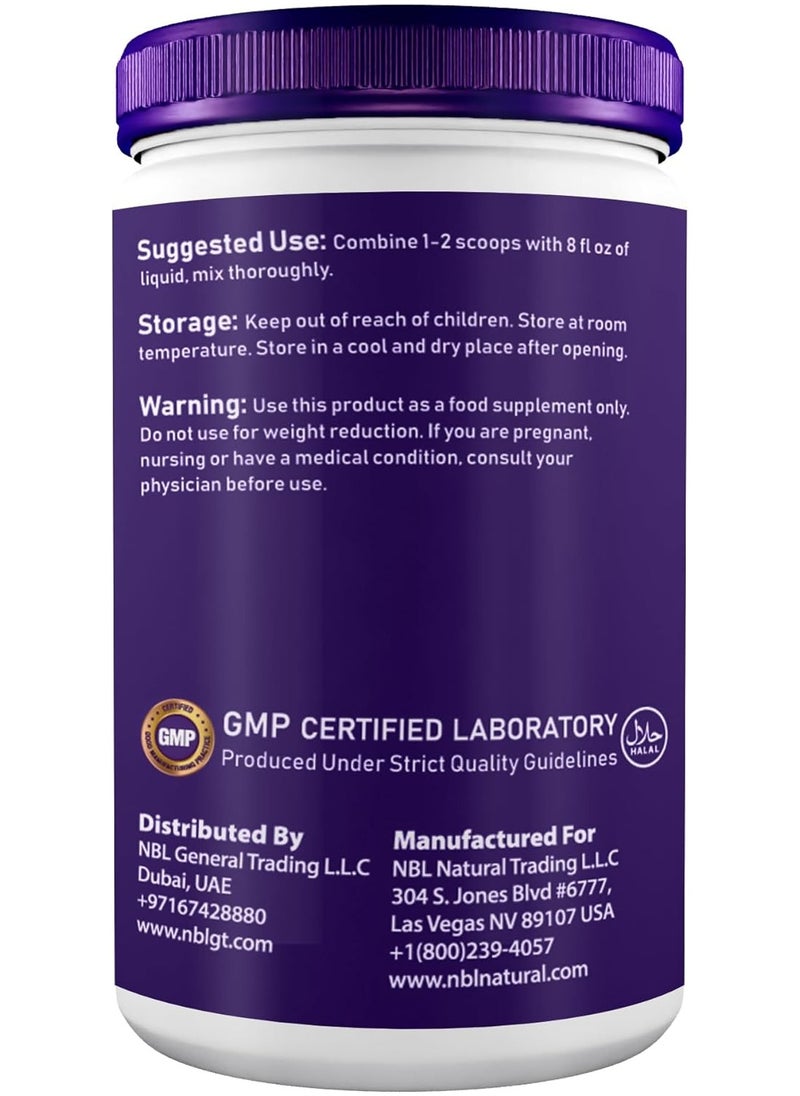 NBL Natural Marine Collagen Powder, Unflavoured, 12g Collagen Per Serving, 221g, 18 Servings  - Image 5