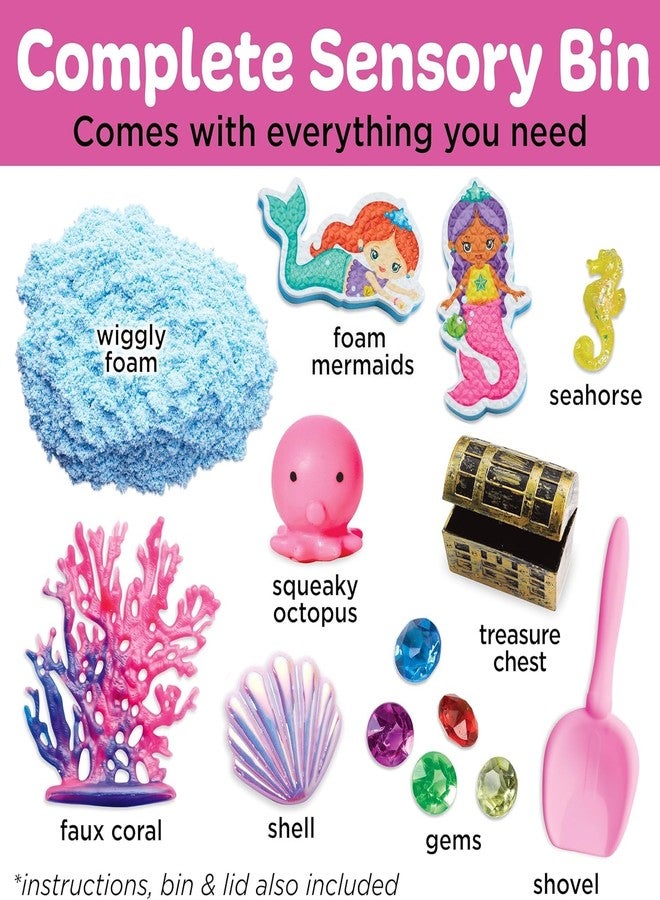 Creativity for Kids Sensory Bin: Mermaid - Mermaid Toys and Sensory Bins for Toddlers, Sensory Box and Bin Filler, Toddler Activities and Gifts for Girls (Ages 3+) - Image 2