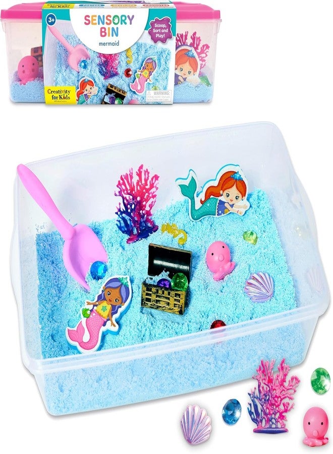 Creativity for Kids Sensory Bin: Mermaid - Mermaid Toys and Sensory Bins for Toddlers, Sensory Box and Bin Filler, Toddler Activities and Gifts for Girls (Ages 3+) - Image 1
