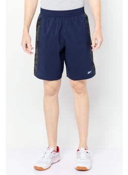 Reebok Men Sportswear Fit Brand Training Shorts, Navy  - Image 1