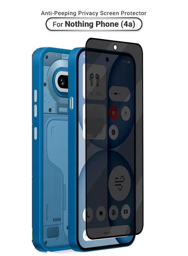 YoYoTech Nothing Phone (4a) Privacy Screen Protector Anti Static- Anti-Peep 9H Hardness,Scratch Resistent Edge to Edge Coverage For Nothing Phone (4a) 6.78' 2026. - Image 1