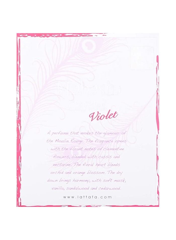 Lattafa Mahasin Crystal Violet For Women 100ml - Image 4