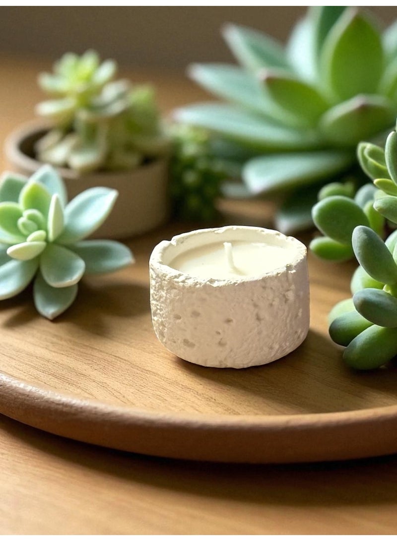 ANUM BY MUNA Set of 8 Small Scented Candles – Vanilla & Powder Fragrance - Image 1