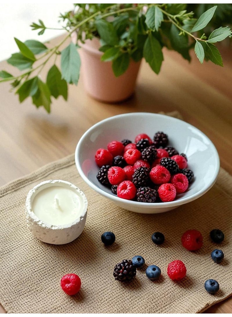 ANUM BY MUNA Set of 8 Small Scented Candles – Vanilla & Powder Fragrance - Image 3