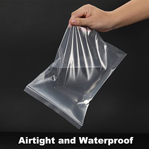 Foopama 200PCS 1" x 1" 4Mil Small Clear Zip Bags, Reclosable Mini Zip Plastic Baggies Heavy Duty Lock Poly Bag For Jewelry Pill Beads Coin Thick Zipper - Image 5