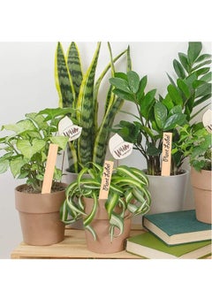 Generic Plant Marker Wooden Plant Tags Waterproof, Nursery Garden Labels, Plant Garden Place Card, Markers Eco-Friendly Plant Sign Stakes Sticks  - Image 5