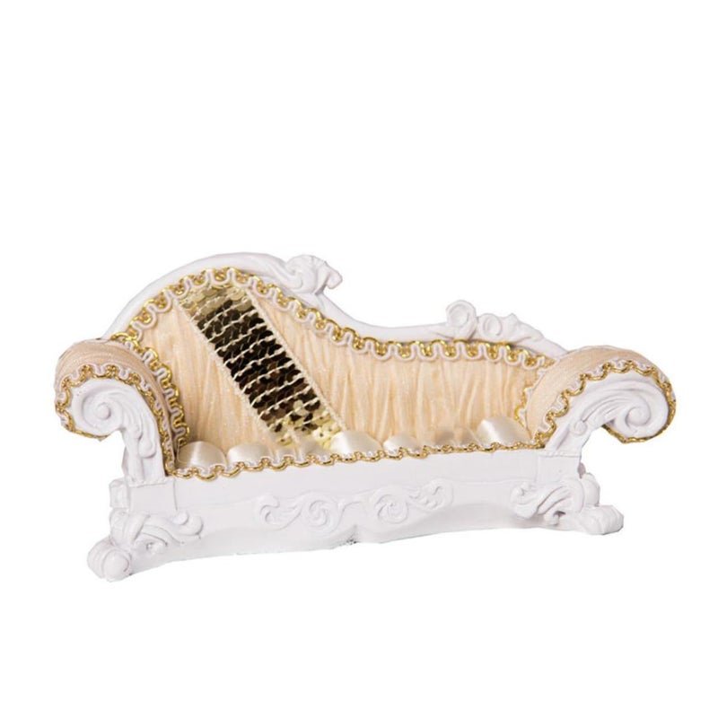 Elegant Resin Sofa Shaped Jewelry Organizer Holder for Earrings Rings Home Decor - Image 2