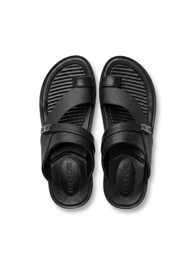 Men's Casual Comfort Slides – Stylish Cross Strap Slippers with Cushioned Footbed for Everyday Wear - Image 3