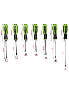 Digital Craft Digital Craft 7pcs phillips and slotted professional set screwdriver kit big soft handle universal tool ktis 7Pc Screw Driver Set8Inch Combination PlierLine Tester  - Image 2