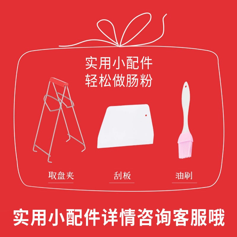 Stainless Steel Plate Rectangular Flat Bottom Barbecue Tray Restaurant Spare Dish Rice Roll Steaming Plate Heat-Resistant - Image 3