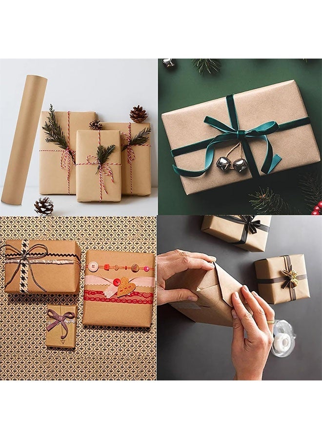 إيليلي لفة واحدة من ورق الكرافت (44 سم × 30 مترًا)، لفة ورق التغليف، ورق الحرف اليدوية، تغليف الهدايا، لوحة الإعلانات، الفنون والحرف اليدوية، باقة زهور، غطاء طاولة، ورق تغليف الملصقات - Image 5