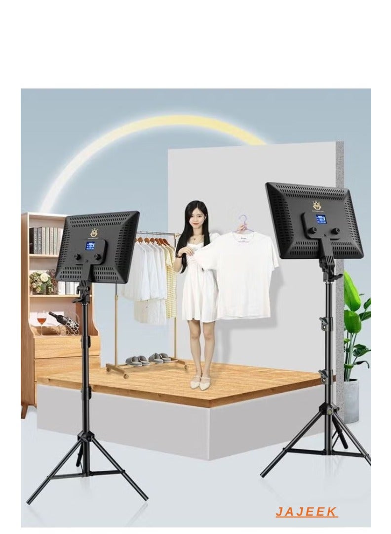 JAJEEK A111 Photography Light with Remote – Adjustable 3200-6000K LED Lighting for Studio & Video Photography, Dimmable with Stand, Remote Control for Precise Lighting Control, Perfect for Portraits, Product Photography, and Content Creation - Image 2