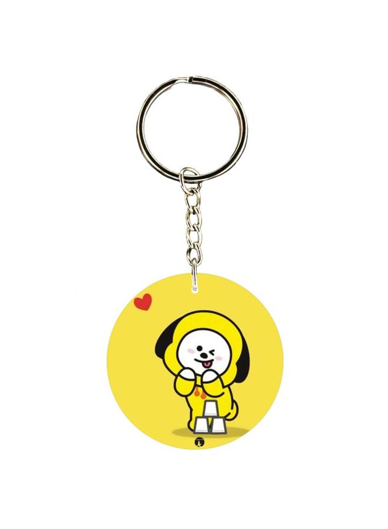 Cartoon Themed Single Sided Key Chain