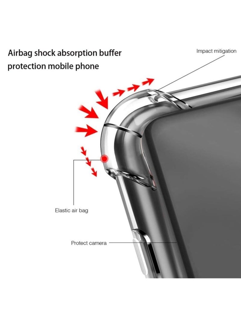 Raxoom [1+2] for Samsung Galaxy A35 5G Case, Clear Case with Screen Protector (2 Pack), Reinforced Corners TPU Shock-Absorption Flexible Cell Phone Cover for Galaxy A35 5G (Samsung Galaxy A35 5G) - Image 5