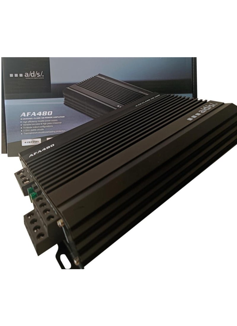 ADS - 5000W 4X80 Rms 4 channel Professional Car Amplifier + 24 Months Warranty - Image 1