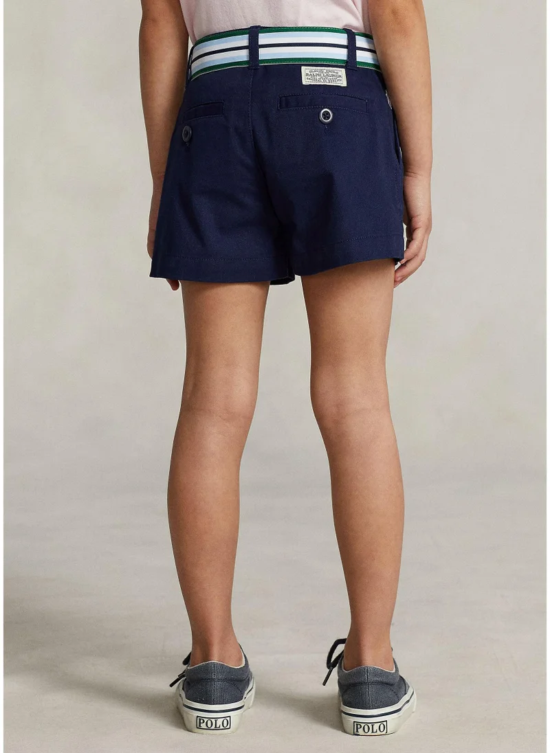 POLO RALPH LAUREN Kids Belted Chino Shorts