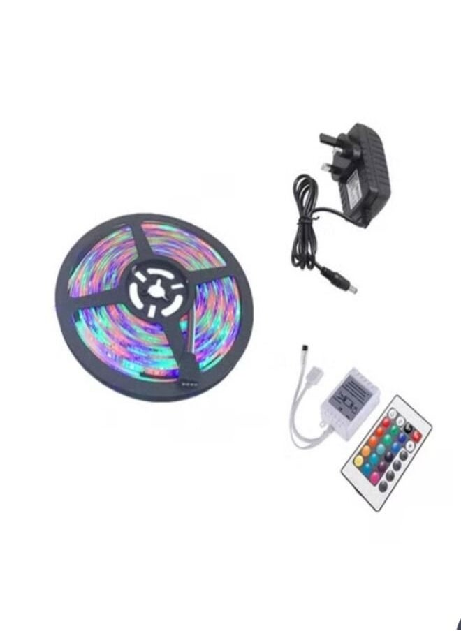 Generic Waterproof RGB LED Light Strip 24Key Remote Control  - Image 1