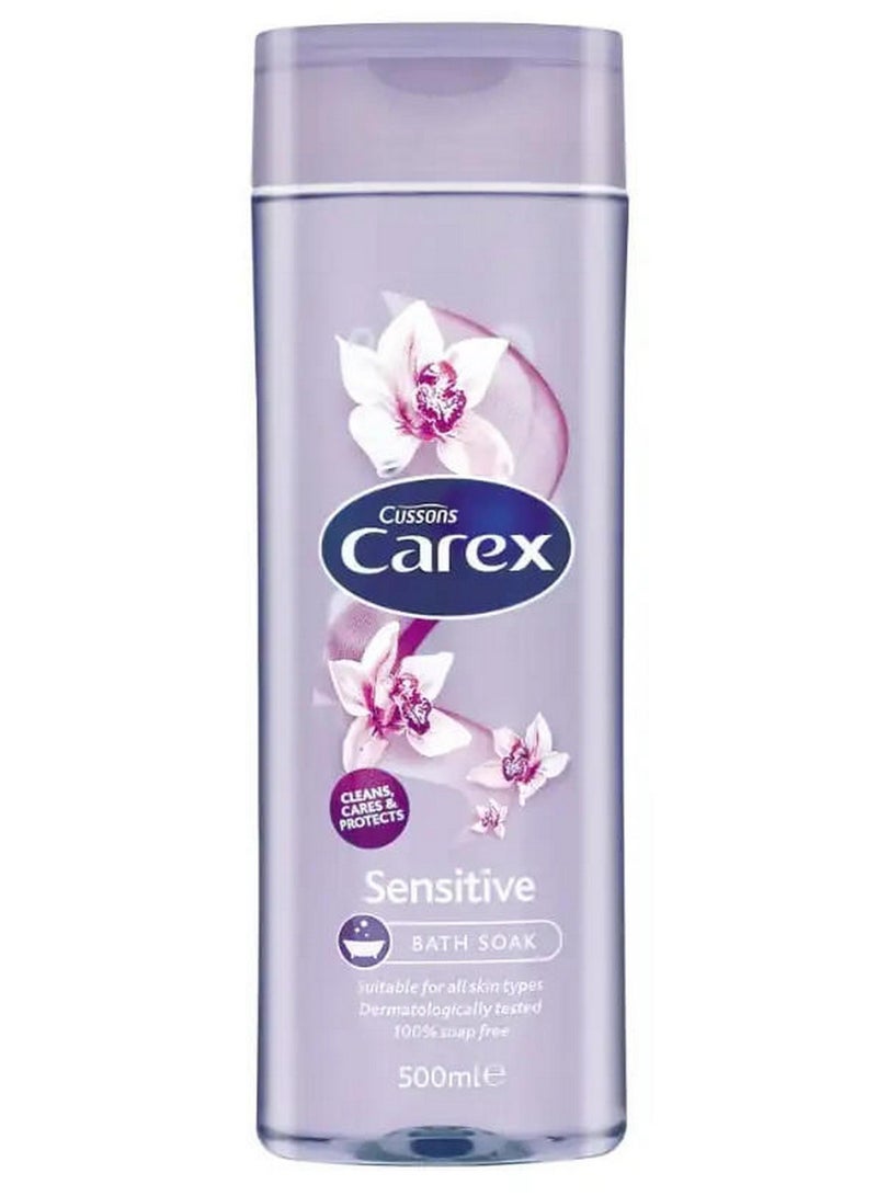 cussons Carex Sensitive Bath Soak 500ml