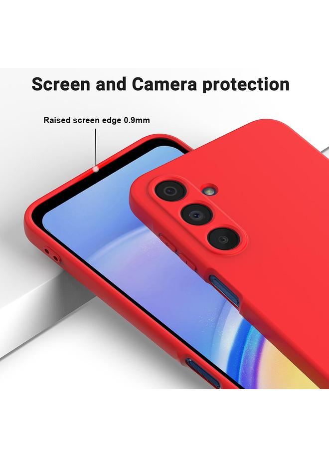 اس-توب جراب لهاتف Samsung Galaxy M16 / F16، جراب هاتف مقاوم للصدمات من السيليكون السائل بلون نقي - Image 4