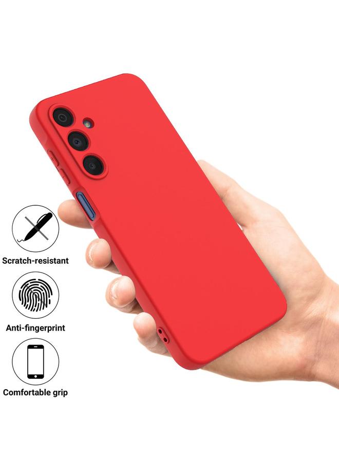 اس-توب جراب لهاتف Samsung Galaxy M16 / F16، جراب هاتف مقاوم للصدمات من السيليكون السائل بلون نقي - Image 2