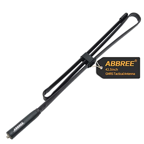 ABBREE GMRS Radio Antenna 42.5-inch SMA Female CS Tactical Antenna for Baofeng UV-5R AR-152 UV-82 BF-888S and GM-15 Pro GMRS GM-5RH TD-H3 Radio Antennas - Image 1
