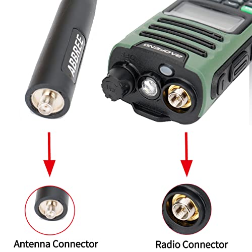 ABBREE GMRS Radio Antenna 42.5-inch SMA Female CS Tactical Antenna for Baofeng UV-5R AR-152 UV-82 BF-888S and GM-15 Pro GMRS GM-5RH TD-H3 Radio Antennas - Image 4