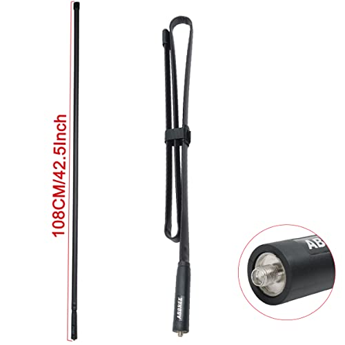ABBREE GMRS Radio Antenna 42.5-inch SMA Female CS Tactical Antenna for Baofeng UV-5R AR-152 UV-82 BF-888S and GM-15 Pro GMRS GM-5RH TD-H3 Radio Antennas - Image 5