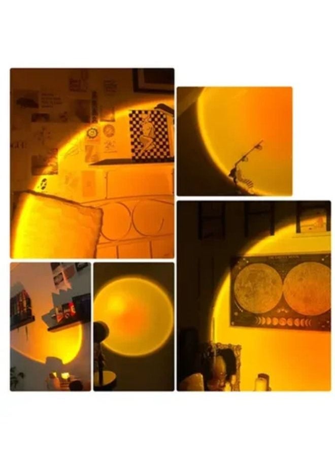 SHOPI LED Sunset Projector Light Yellow  - Image 4