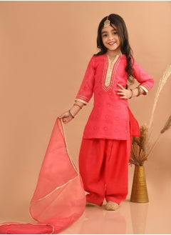 LILPICKS Printed Dhoti Kurta Set  - Image 3