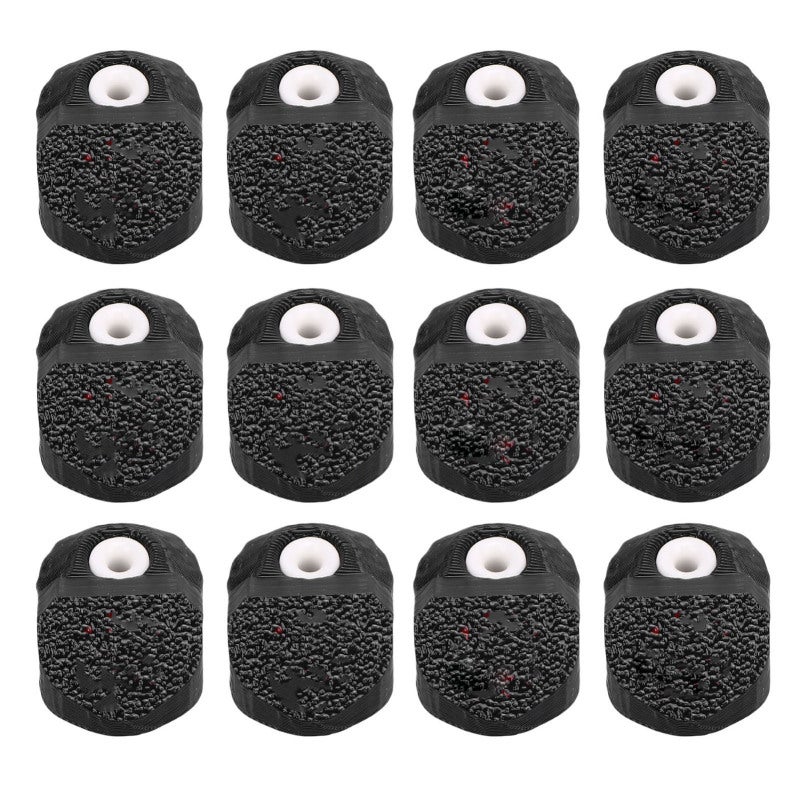 AMS Inlet Ceramic Ring Protector 12-Pack Replacement for Bambu Lab X1 P1P X1C - Ceramic and PETG Inlet Ring Guard for 3D Printer Feed Port Protection - Image 1