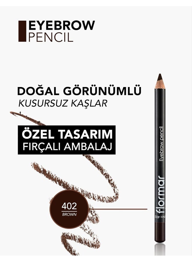 flormar Eyebrow Pencil 402 Brown - Image 5