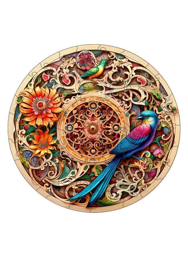 Hot Irregular Round Bird Shaped Animal Wooden Adult Puzzle Toy Independent Station Wholesale-Color:M-carton-H190 - Image 1