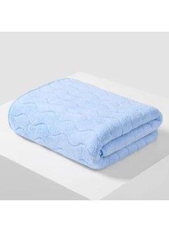 Reexplore Reexplore Super Absorber Light Weight Microfiber Bathing Towel Soft Quick Dry Bath Towel for Men Women 275 x 55 inch70 x 140cm 350 GSM Blue  - Image 1